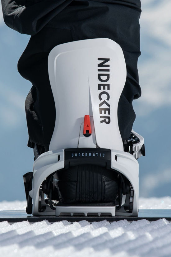 Nidecker LT Supermatic Snowboard Bindings White