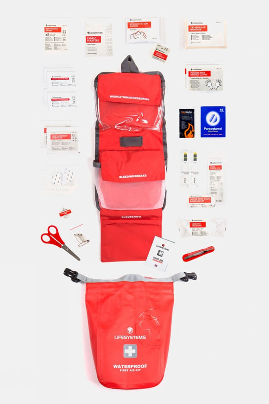 Lifesystems Waterproof First Aid Kit Red