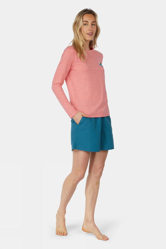 Ayacucho Womens Atlin Long Sleeve T-Shirt Tearose