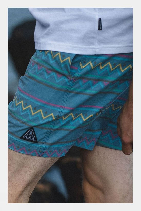 Passenger Mens Ponoma Hybrid Shorts Ensign Blue Sierra