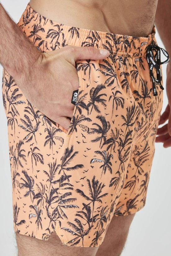 Picture Mens Piau 15" Board Shorts Orange/ Patterned