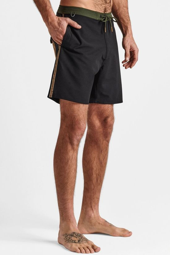 Roark Mens Chiller 17" Mixtape Board Shorts Black