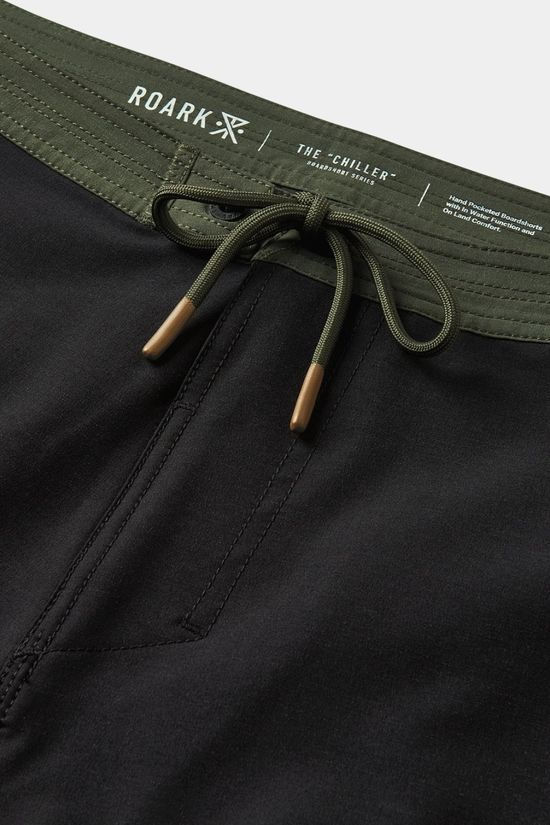 Roark Mens Chiller 17" Mixtape Board Shorts Black