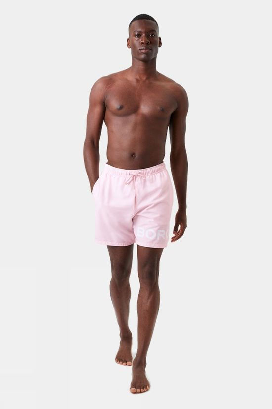 Bjorn Borg Mens Borg Swim Shorts Blushing Bride