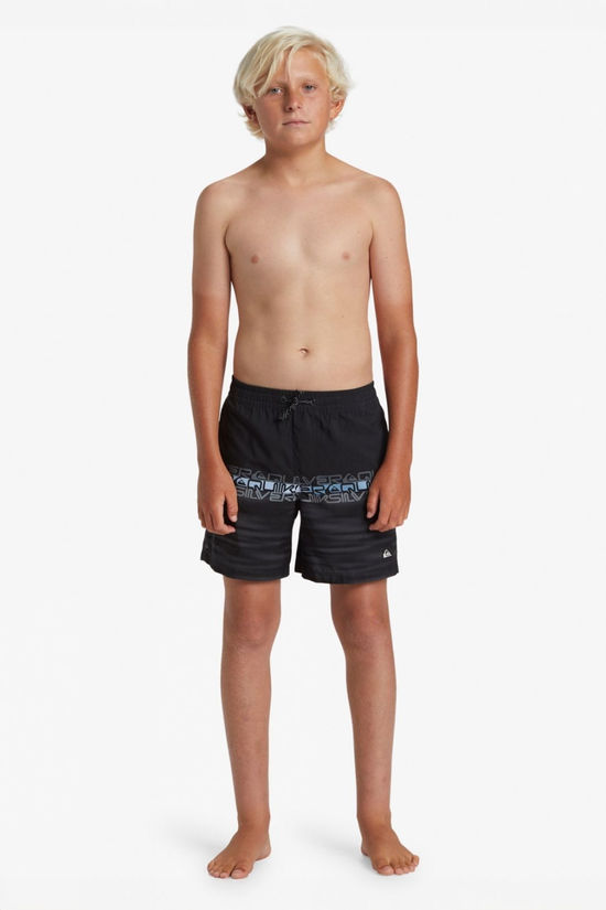 Quiksilver Kids Everyday Wordblock Swim Shorts Black