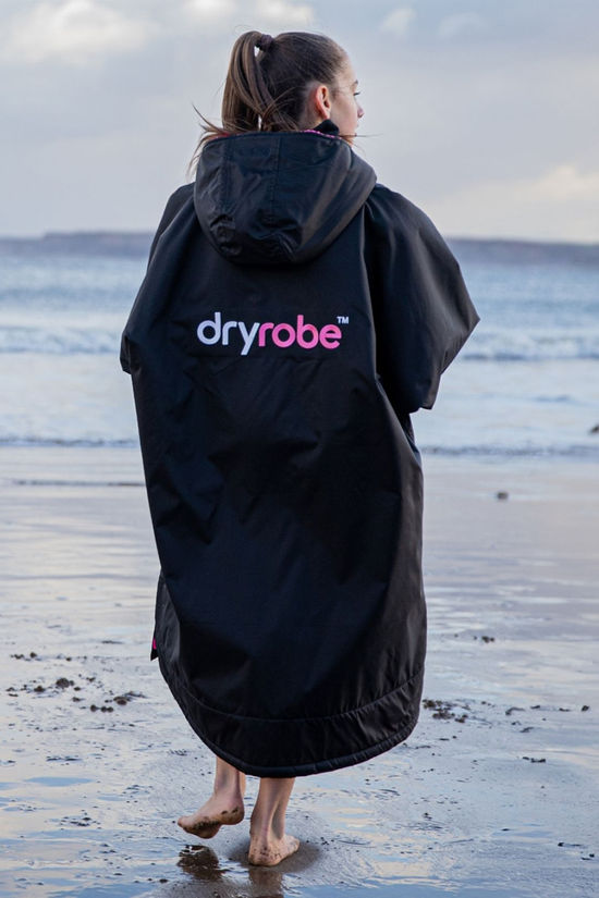Dryrobe Youth Advance Changing Robe Black / Pink