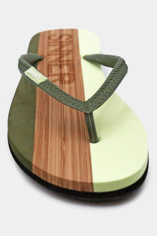 Sinner Womens Capitola Flip Flops Green