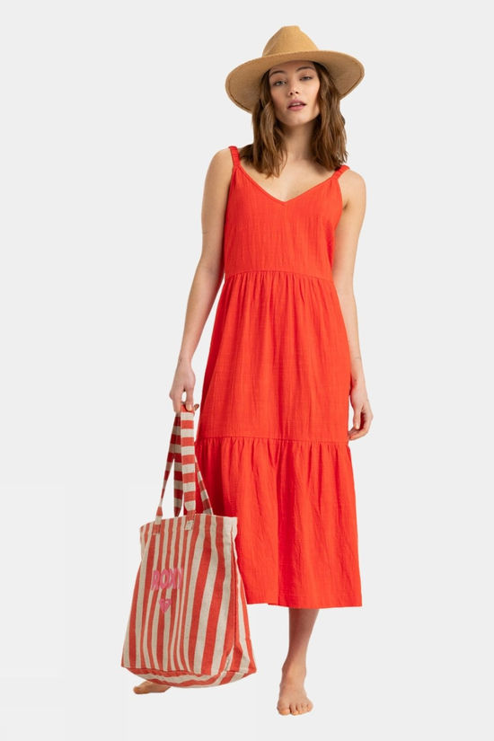 Roxy Womens Fairy Beach Tote Bag Emberglow