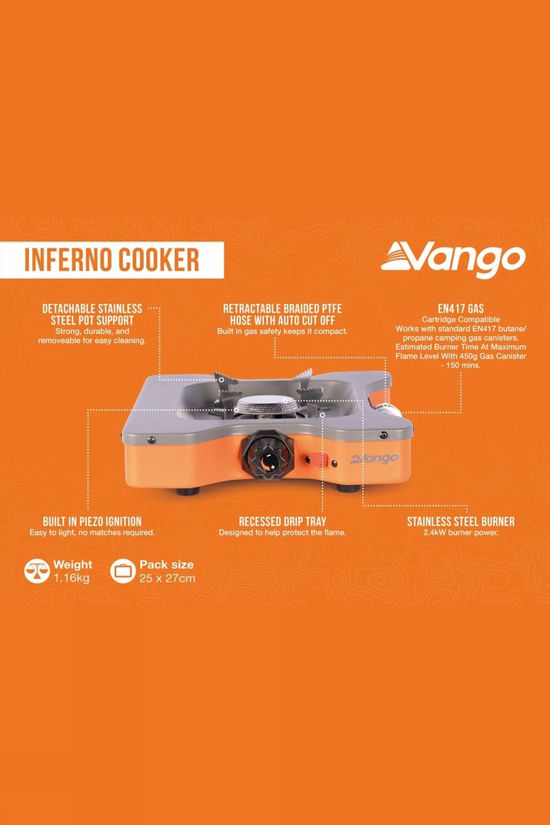 Vango Inferno Cooker Burnt Orange