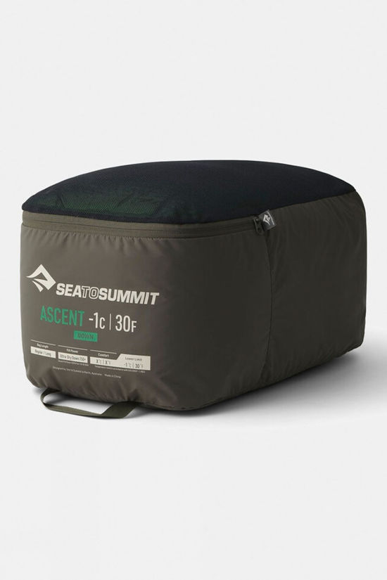 Sea to Summit Ascent -1ºC Sleeping Bag - Regular Rain Forest
