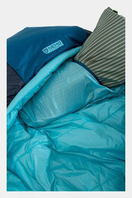 Nemo Womens Forte 20 Endless Promise Sleeping Bag - Regular Navy Blue/Turquoise