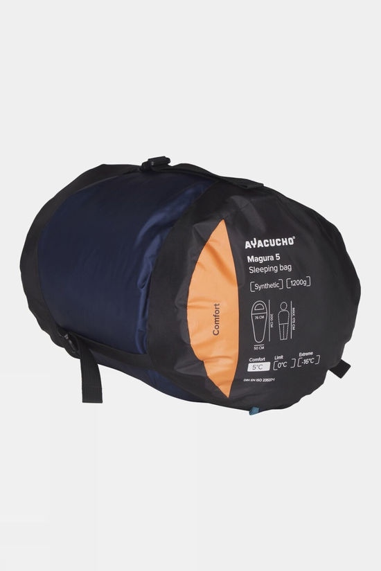 Ayacucho Magura 5°C Sleeping Bag - Long Blue Coral
