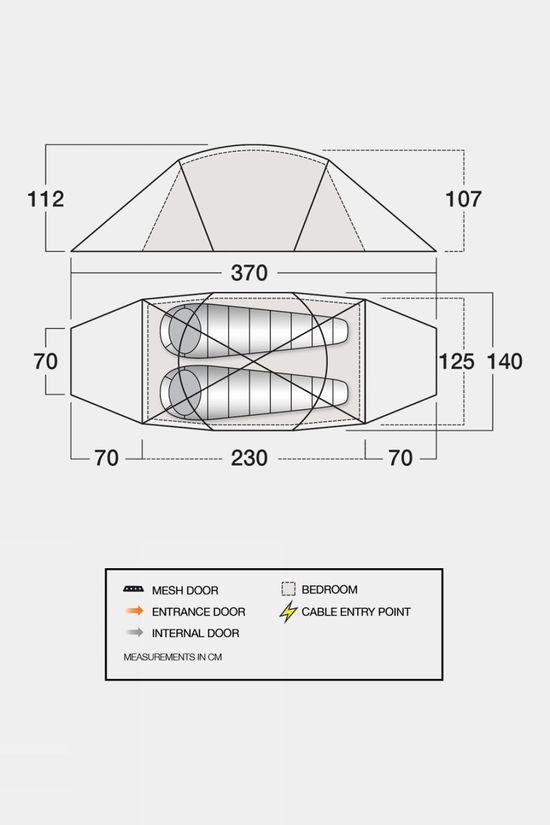 Vango F10 Mtn 2 Tent Alpine Green