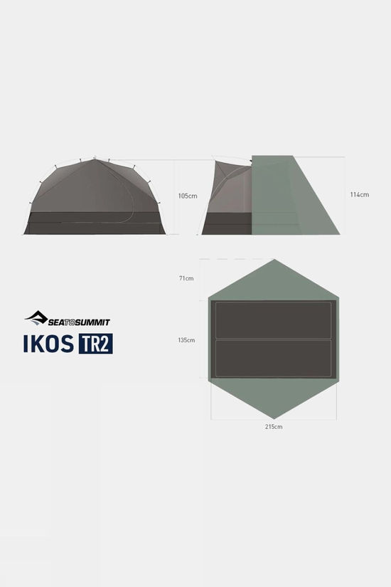 Sea to Summit Ikos TR2 Tent Laurel Wreath