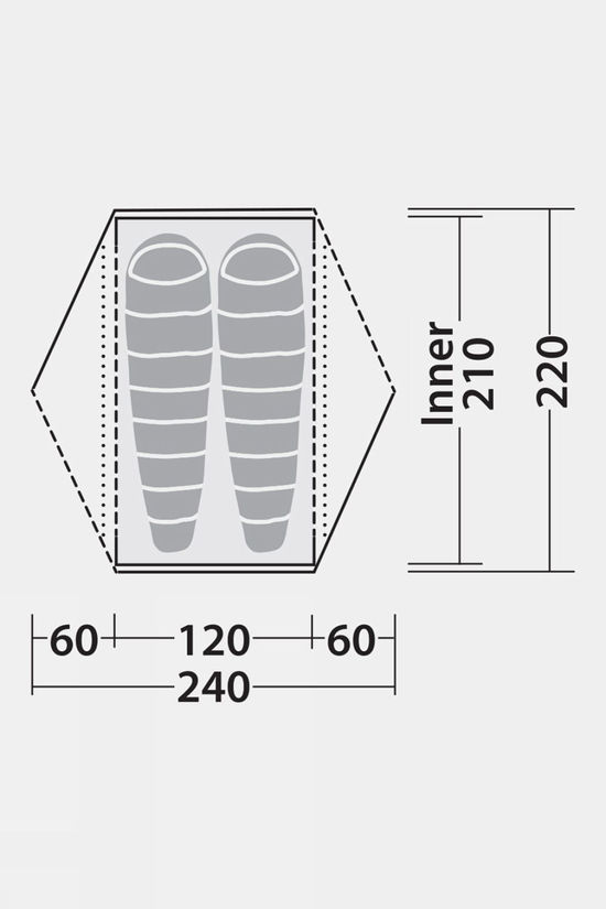 Robens Aster 2 Pro Tent Mid Green