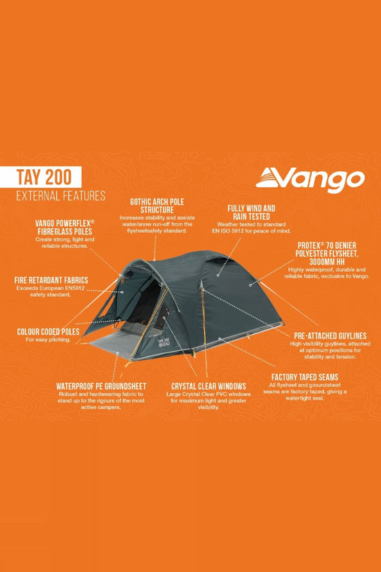 Vango Tay 200 Tent Deep Blue