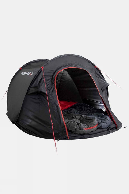 High Peak Vision 2 Pop Up Tent  Black
