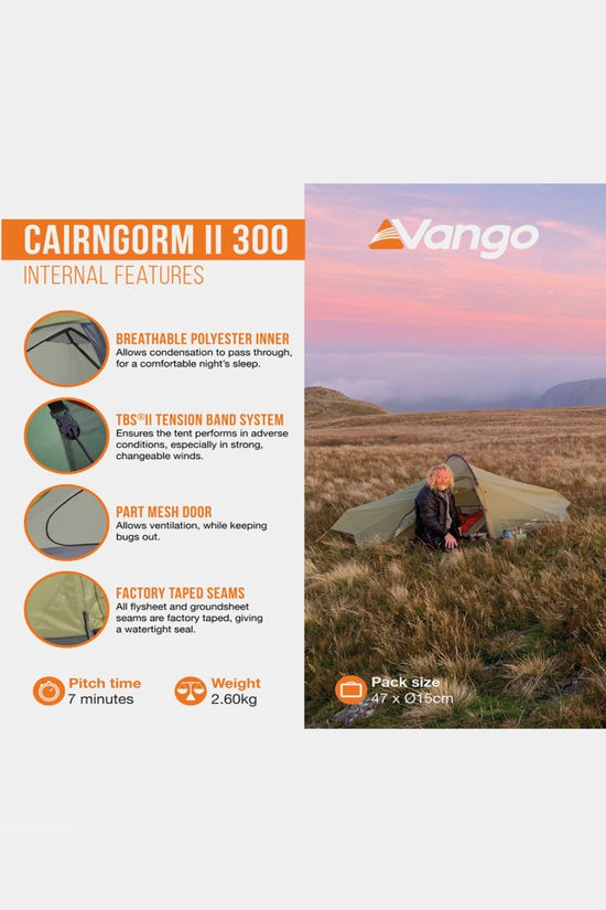 Vango Cairngorm II 300 Tent Dark Moss