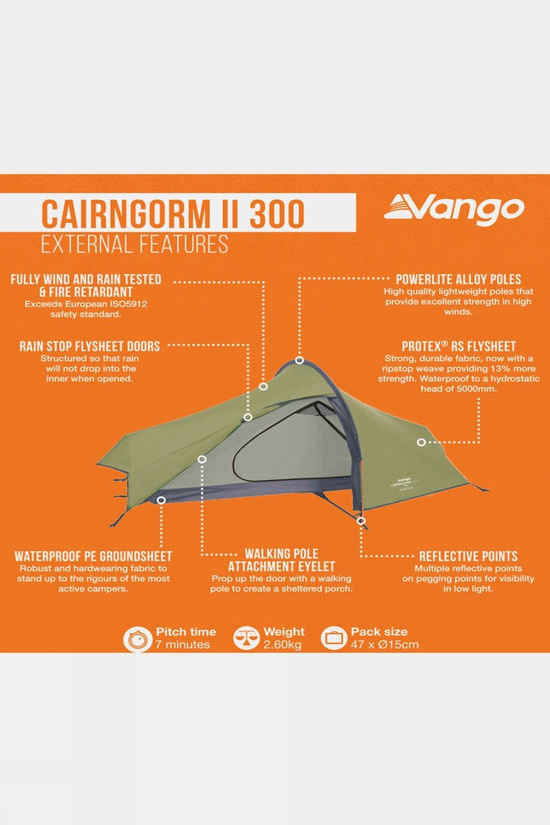Vango Cairngorm II 300 Tent Dark Moss