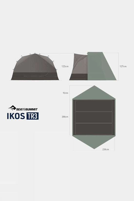 Sea to Summit Ikos TR3 Tent Laurel Wreath