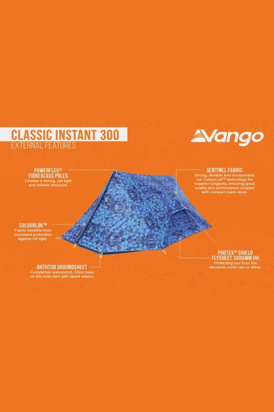 Vango Classic Instant 300 Tent Geo Pattern
