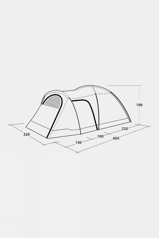 Outwell Cloud 5 Plus Tent Green/Light Grey