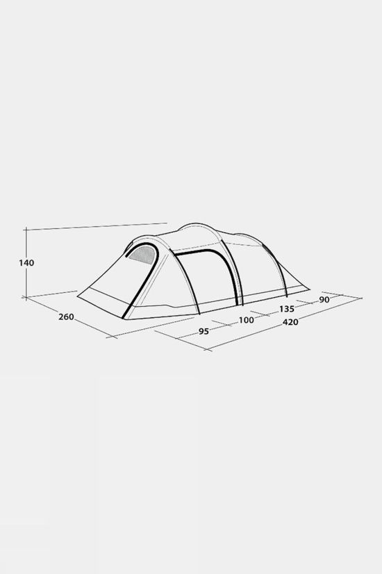 Outwell Earth 4 Plus Tent Green/Light Grey