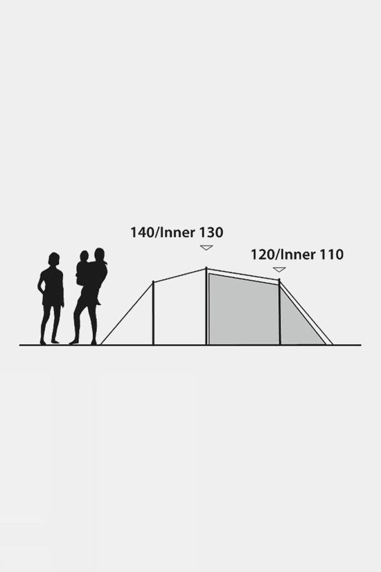 Outwell Earth 4 Plus Tent Green/Light Grey