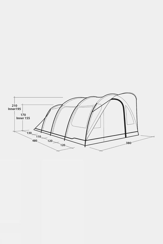 Outwell Sky 6 Tent Blue Grey