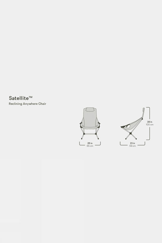 Nemo Satellite Reclining Camping Chair Goodnight Gray