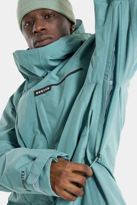 Burton Mens Powline GTX Ski Jacket Rock Lichen