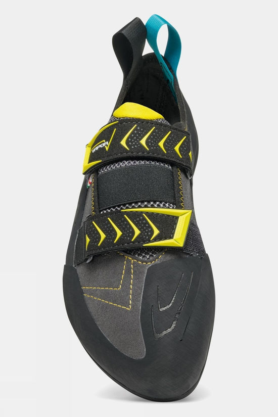 Scarpa Mens Vapor V Climbing Shoes Smoke/Yellow