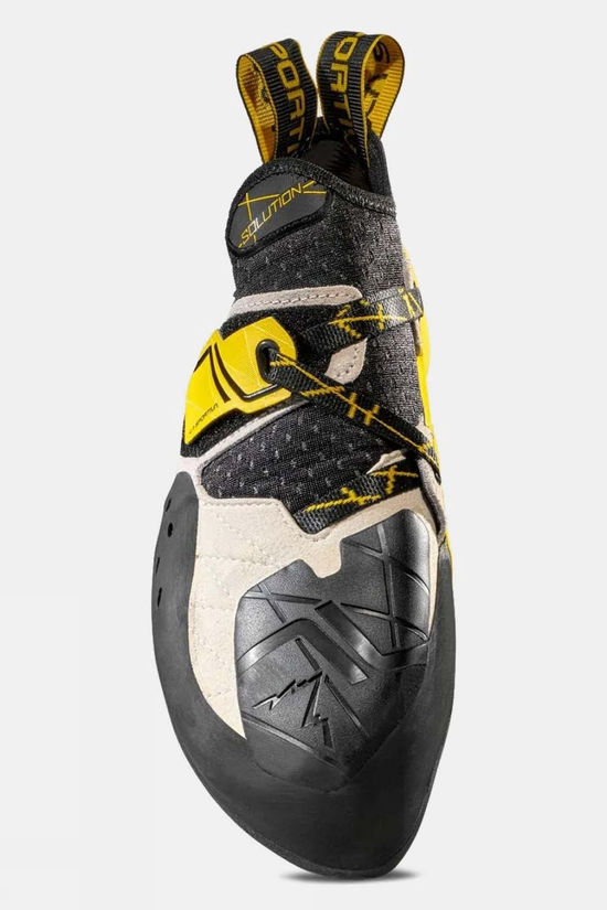 La Sportiva Mens Solution Climbing Shoes White/Yellow