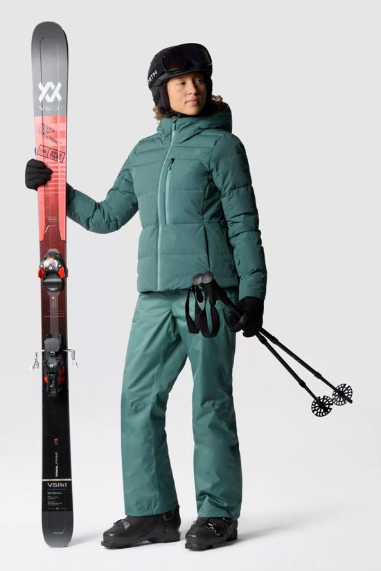 The North Face Womens Heavenly Down Jacket Dark Sage Heather