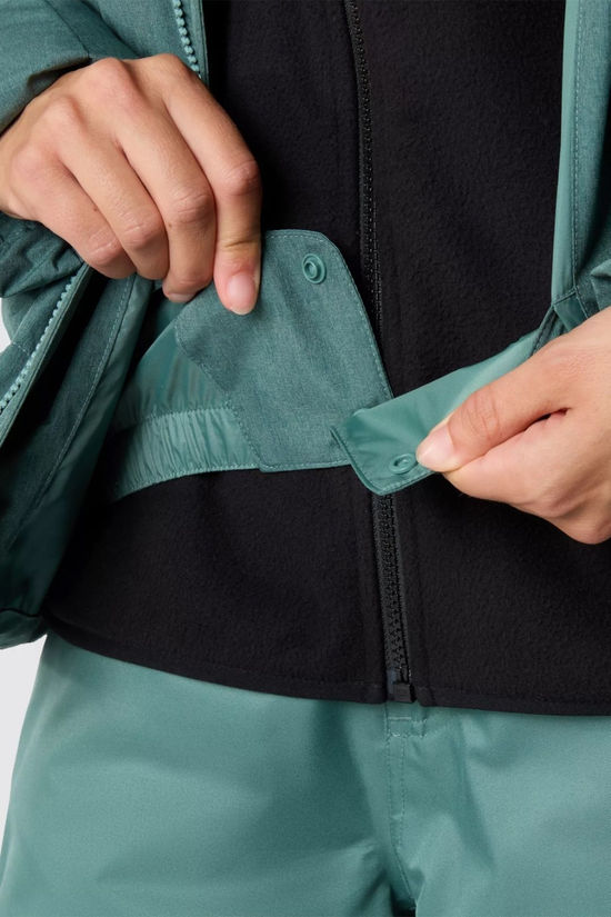 The North Face Womens Heavenly Down Jacket Dark Sage Heather