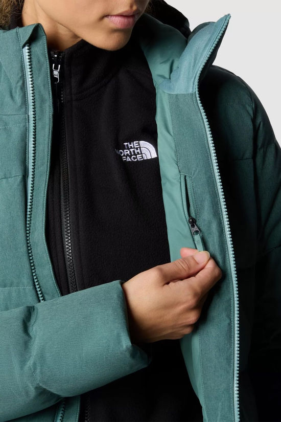 The North Face Womens Heavenly Down Jacket Dark Sage Heather