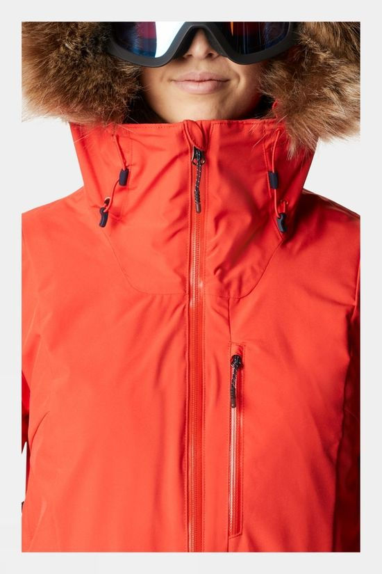 Columbia Womens Bindo II Insulated Ski Jacket Bold Orange