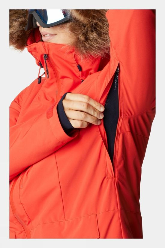 Columbia Womens Bindo II Insulated Ski Jacket Bold Orange