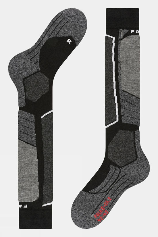 Falke Mens SK2 Cashmere Ski Socks Black