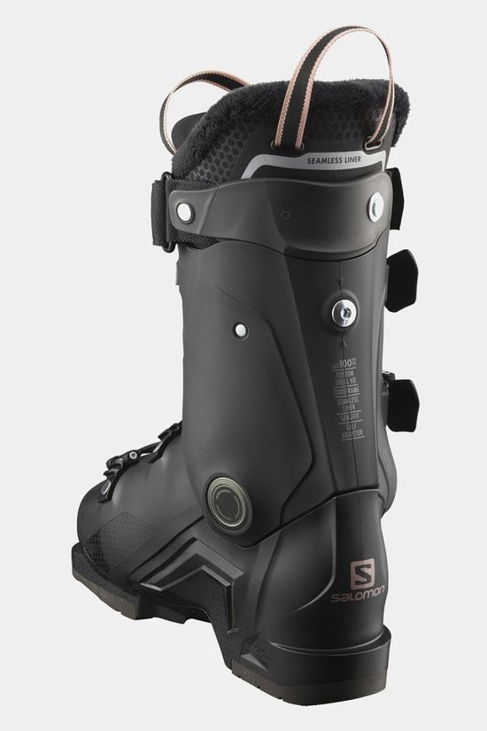 Salomon Womens S/Pro 90 GW Ski Boots Black/Rose Gold/Belluga