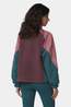 Ayacucho Womens Vlieland Half Zip Fleece Nostalgia Rose/Mediterranea/Huckleberry