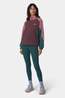 Ayacucho Womens Vlieland Half Zip Fleece Nostalgia Rose/Mediterranea/Huckleberry