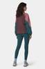 Ayacucho Womens Vlieland Half Zip Fleece Nostalgia Rose/Mediterranea/Huckleberry