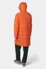 Ayacucho Womens Windermere Quilted Coat Orange Rust