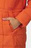 Ayacucho Womens Windermere Quilted Coat Orange Rust