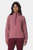 Ayacucho Womens Tenby Half Zip Fleece Nostalgia Rose