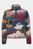 Ayacucho Womens Hemlock Half Zip Fleece Ensign Blue Print