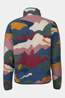 Ayacucho Womens Hemlock Half Zip Fleece Ensign Blue Print