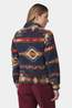 Ayacucho Womens Oakheart Full Zip Fleece Ebony Pattern