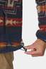 Ayacucho Mens Oakheart Full Zip Fleece Ebony Pattern
